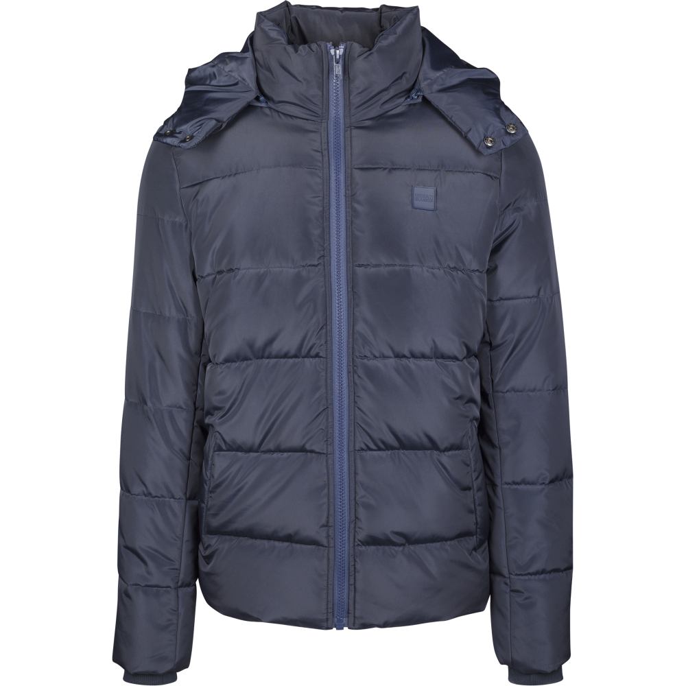 Urban Classics - Boys Hooded Puffer Kinderjacke - Blau